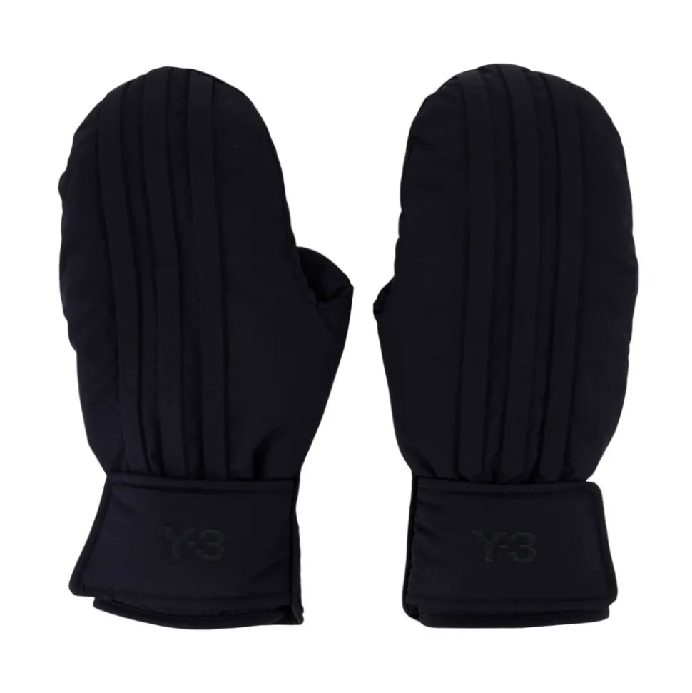 Schwarze Synthetik Handschuhe