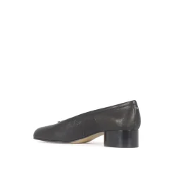 Schwarze Tabi Ballerina Flache Schuhe