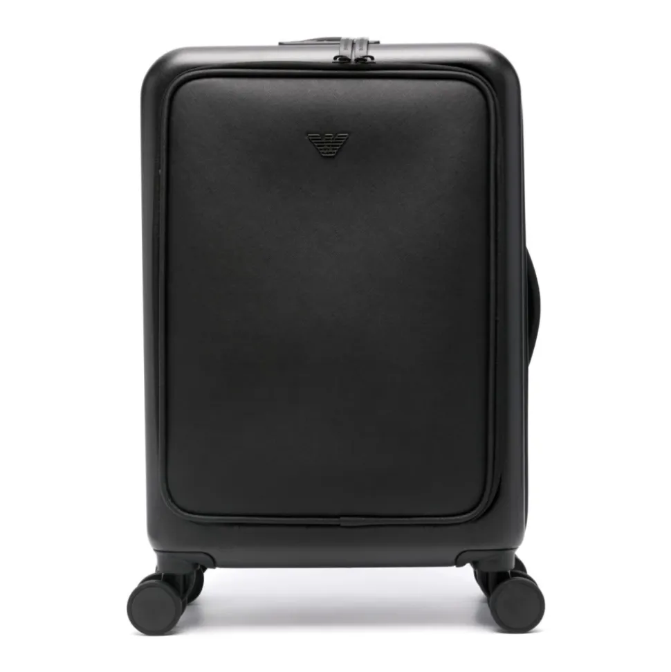 Schwarze Trolley-Tasche