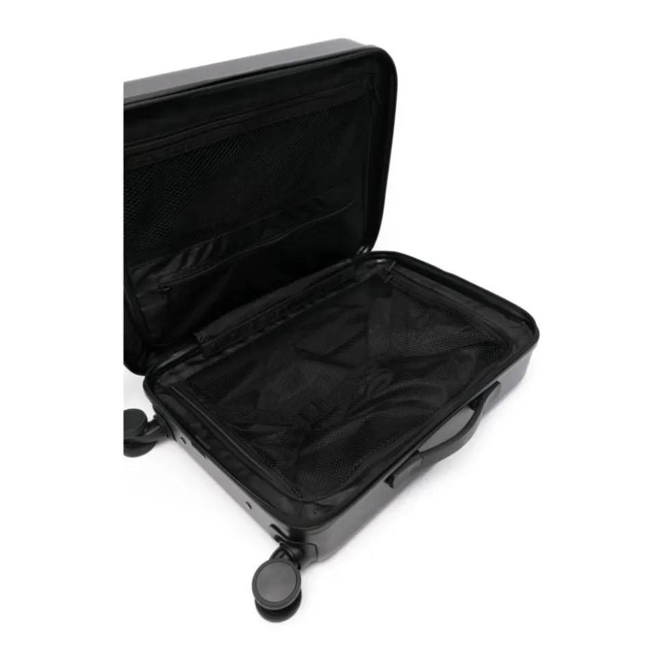 Schwarze Trolley-Tasche