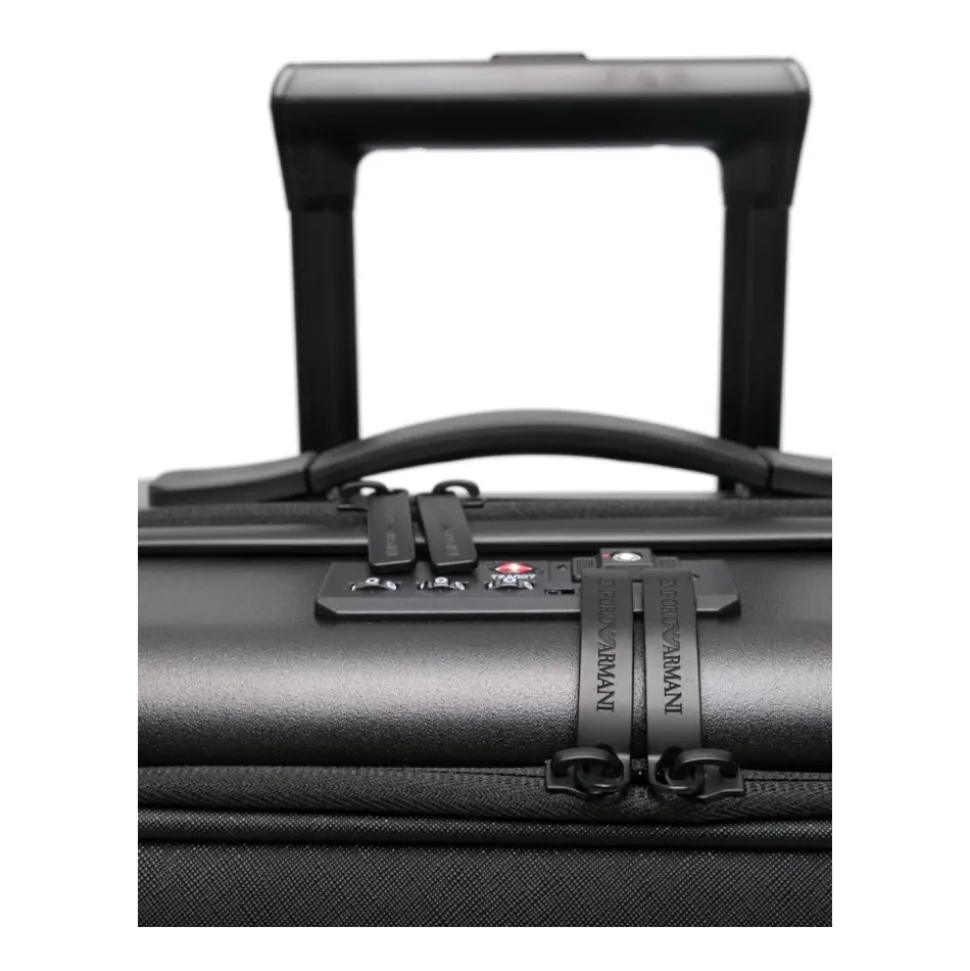 Schwarze Trolley-Tasche