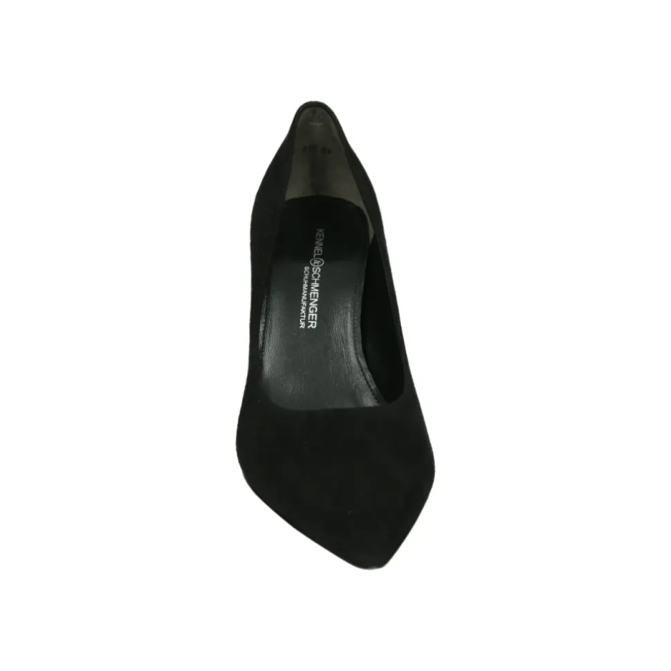 Schwarze Wildleder Pumps