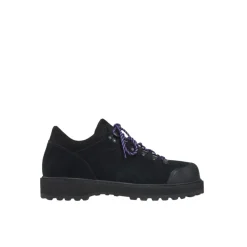 Schwarze Wildleder-Wanderschuhe