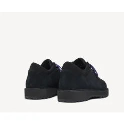 Schwarze Wildleder-Wanderschuhe