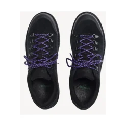 Schwarze Wildleder-Wanderschuhe