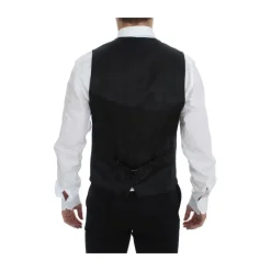 Schwarze Wollformelle Kleidweste
