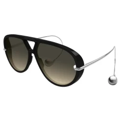 Schwarze/Braune Sonnenbrille