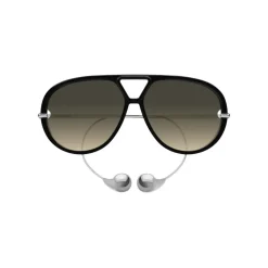 Schwarze/Braune Sonnenbrille