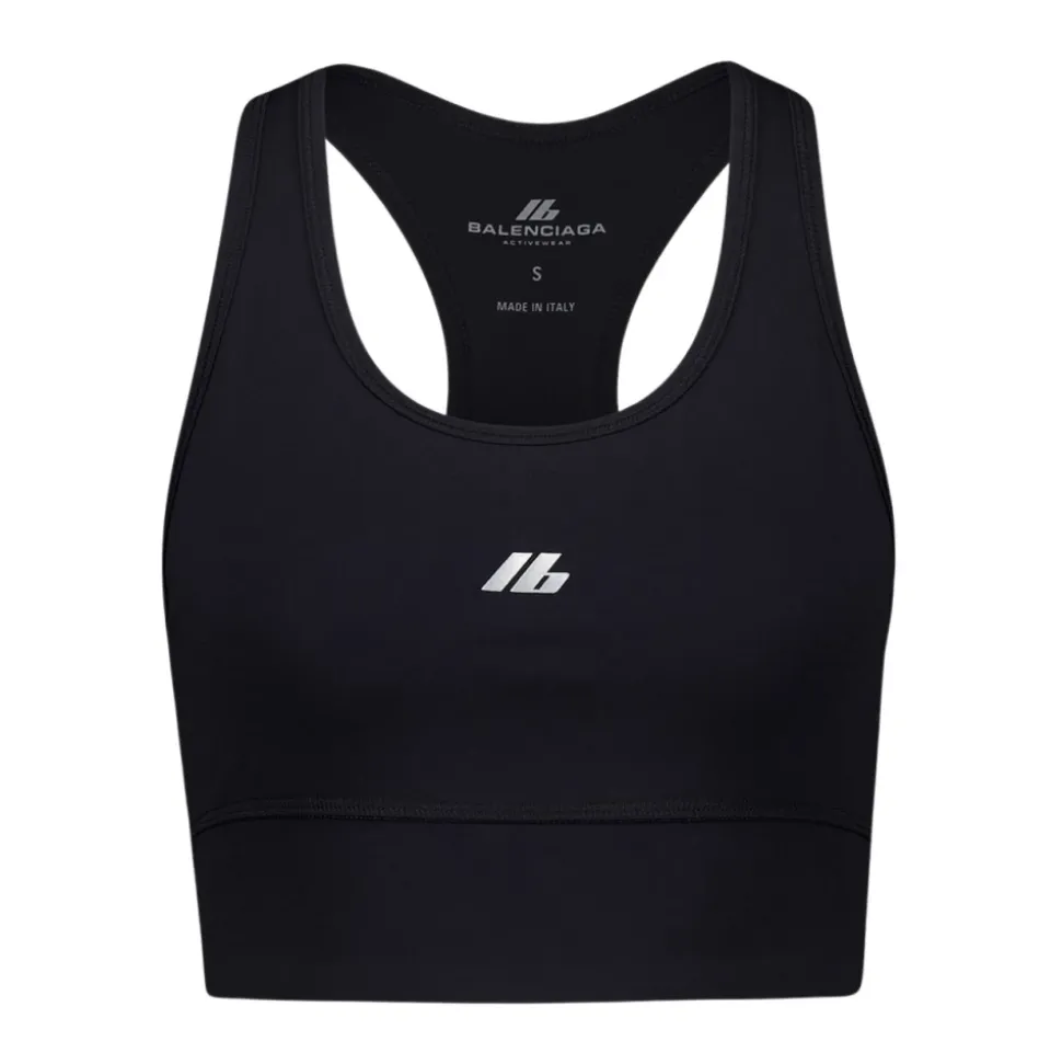 Schwarzer Activewear Sport-BH