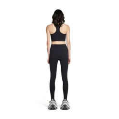 Schwarzer Activewear Sport-BH