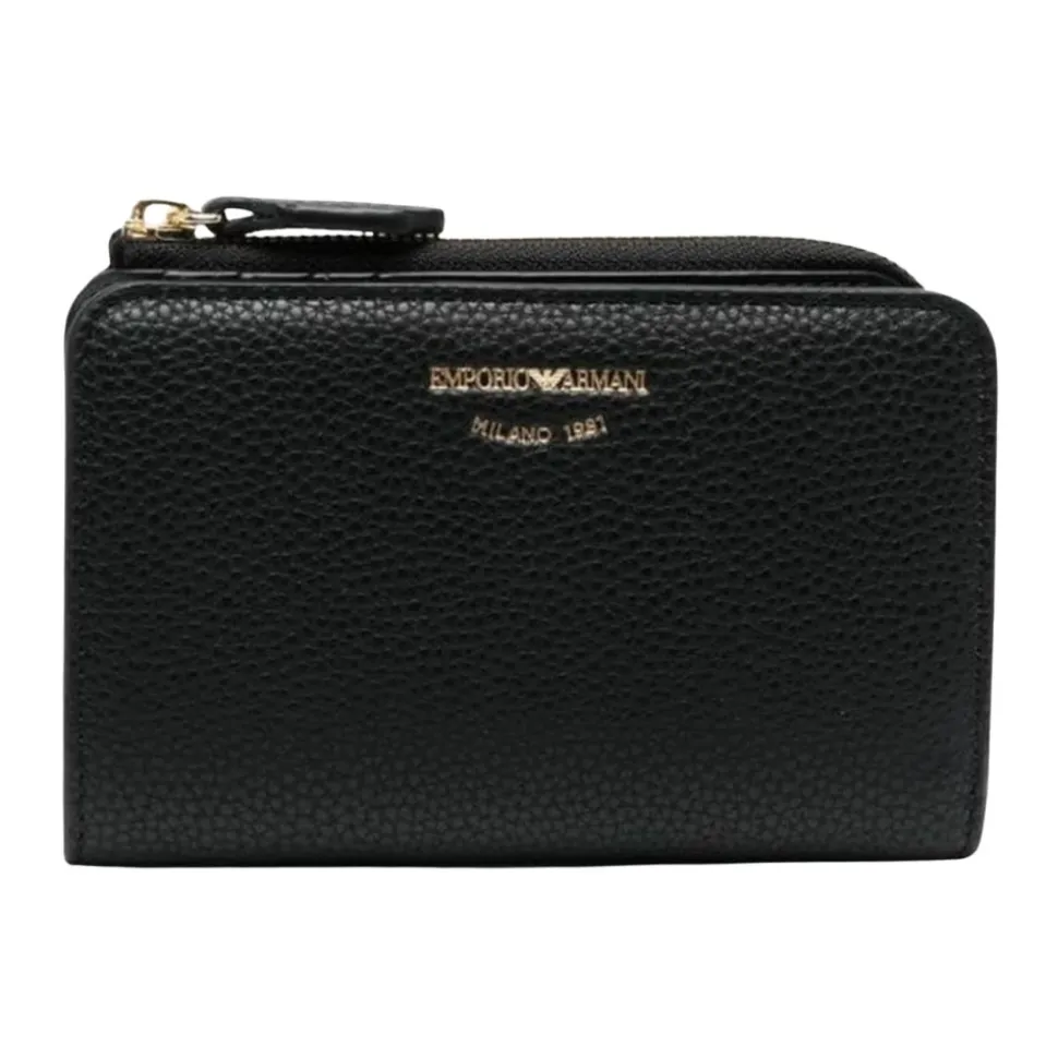 Schwarzer Casual Kartenhalter Geldbörse