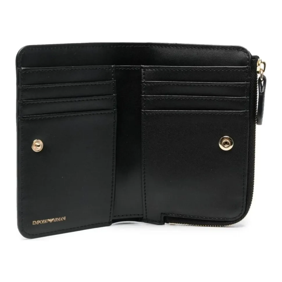 Schwarzer Casual Kartenhalter Geldbörse