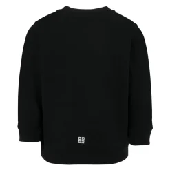 Schwarzer Crew Neck Sweatshirt mit Logo