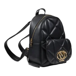 Schwarzer Damen Schulterrucksack