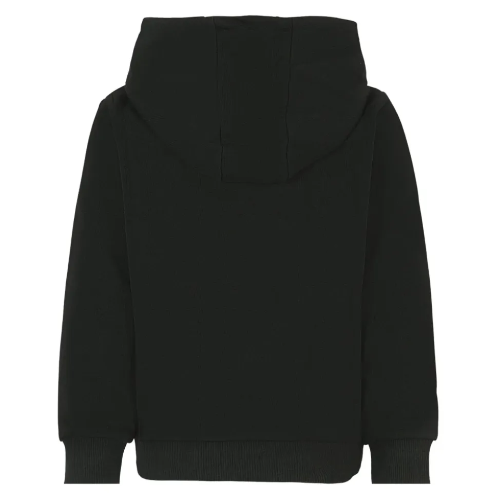 Schwarzer Elefant Logo Kapuzenpullover