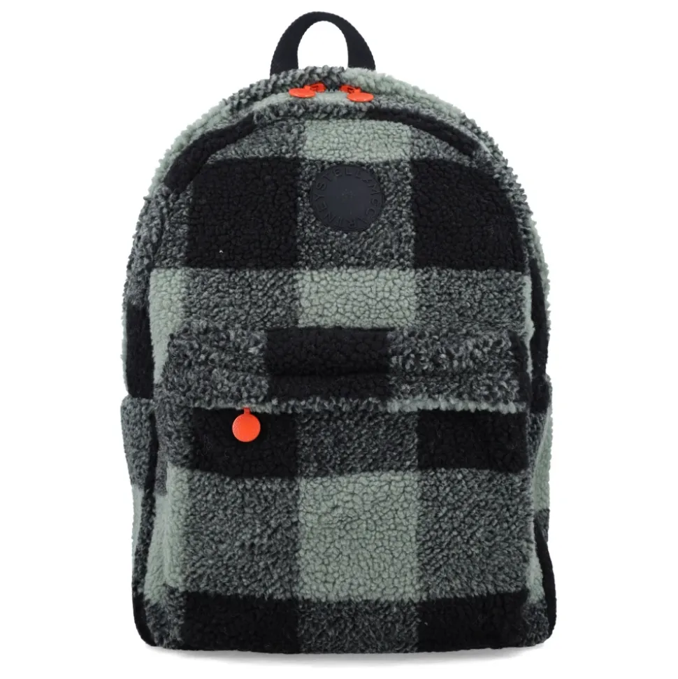 Schwarzer Karomuster Rucksack