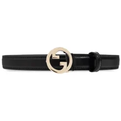 Schwarzer Ledergürtel Stilvolles Accessoire