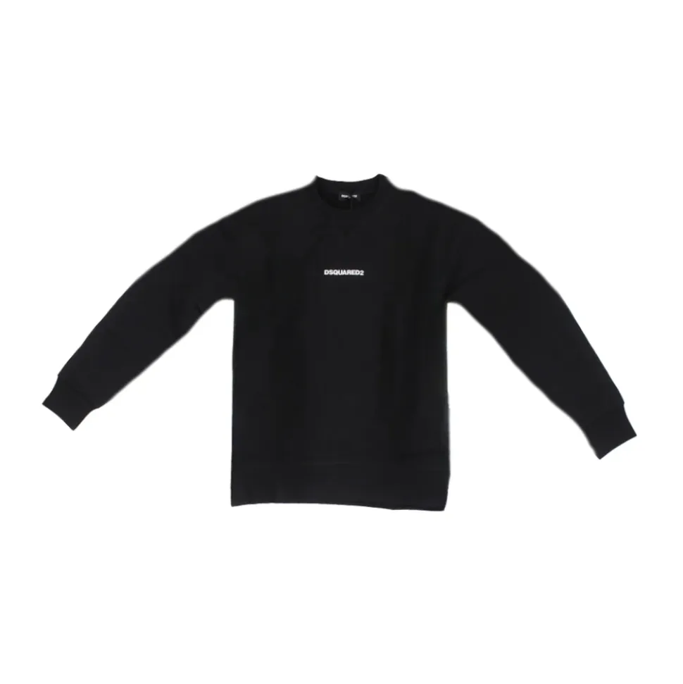 Schwarzer Logo Front Junior Pullover