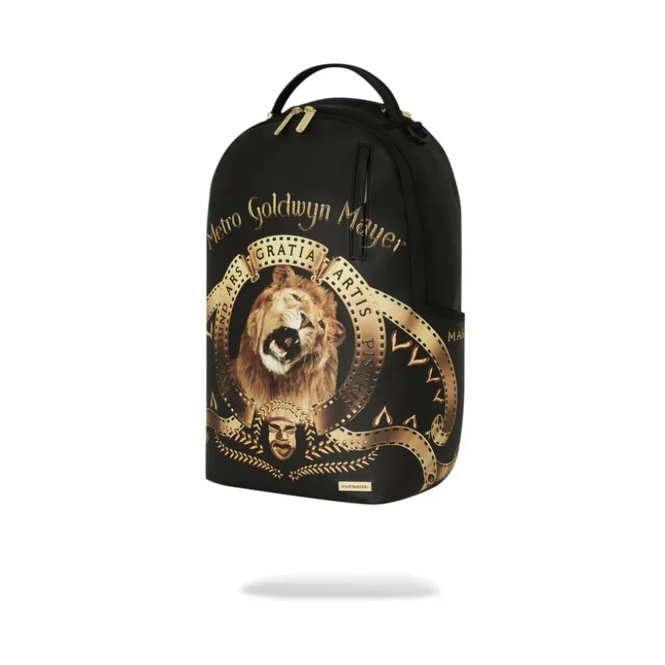 Schwarzer Löwenrucksack