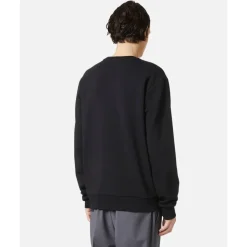 Schwarzer Pullover mit kleinem Branding