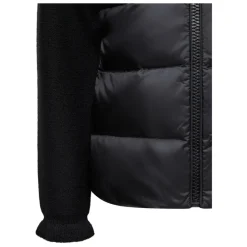 Schwarzer Pullover mit Rippenstrick