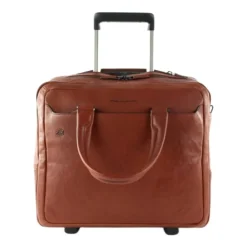 Schwarzer, rollbarer Aktenkoffer Black Square