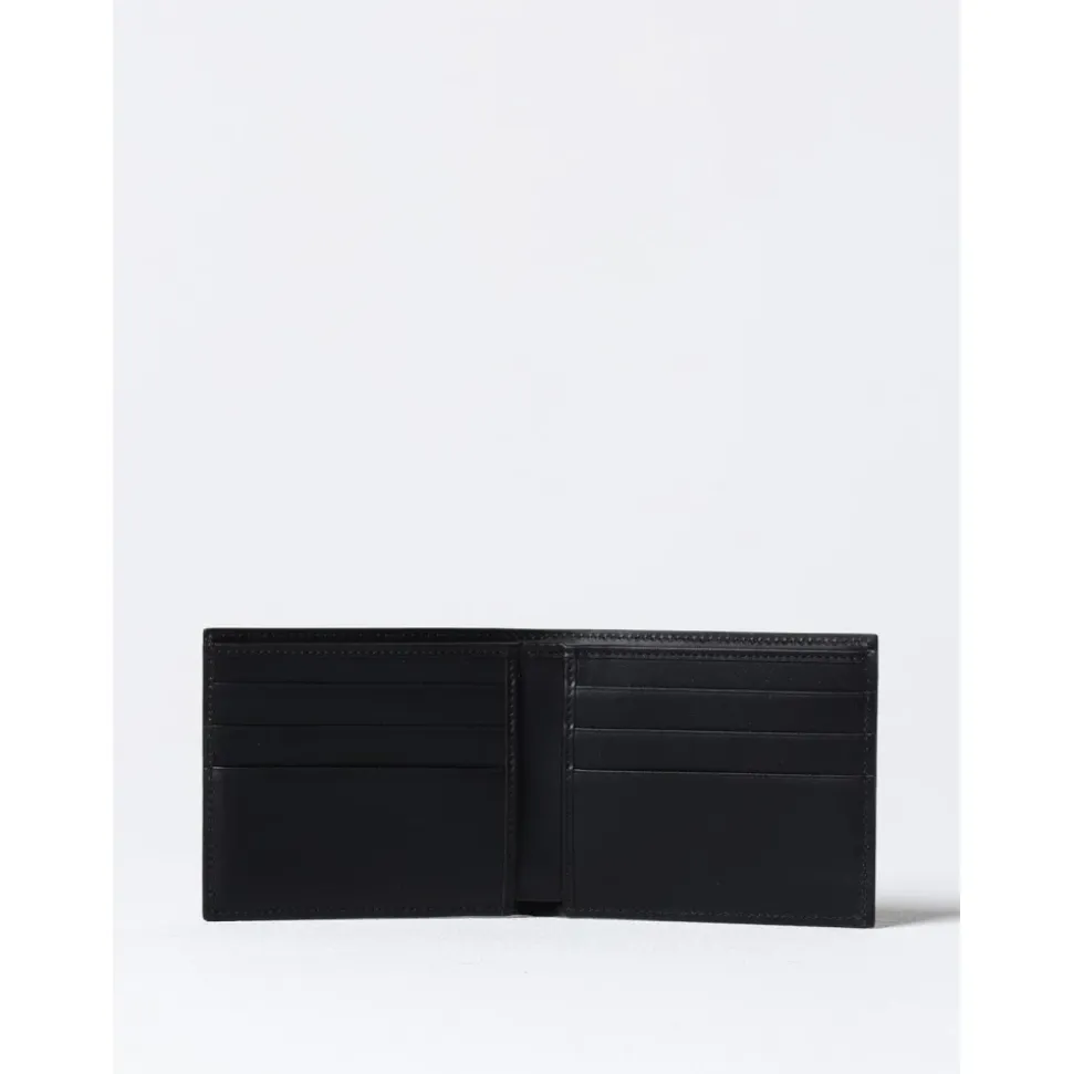 Schwarzes Leder Portemonnaie