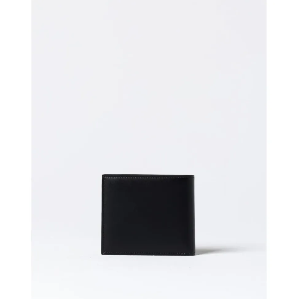 Schwarzes Leder Portemonnaie