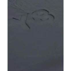 Schwarzes Portemonnaie mit Logo-Gravur