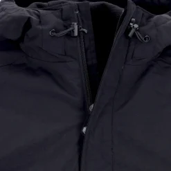 Schwarz/Weißer Anorak mit Fleecefutter