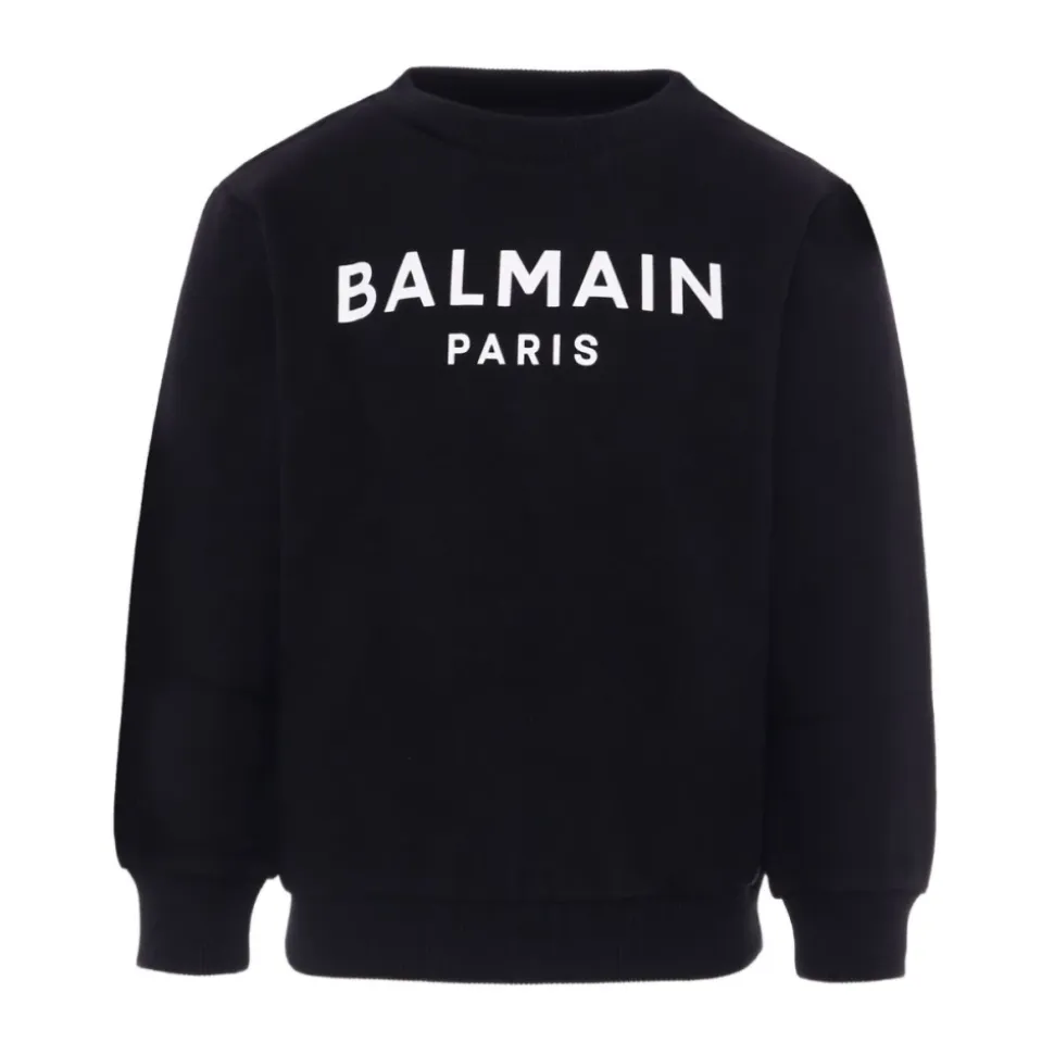 Schwarz-weißer Sweatshirt AW25