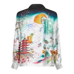 Seidenes Multicolor Hemd AW25