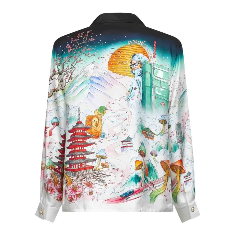 Seidenes Multicolor Hemd AW25