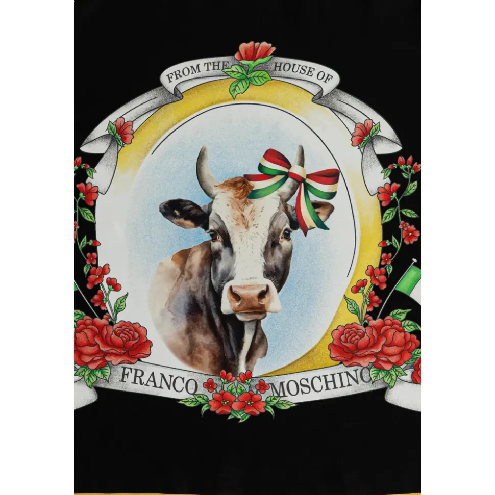Seidenfoulard mit Kuhmuster