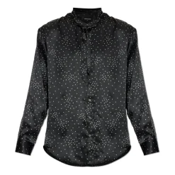 Seidenshirt mit Druck