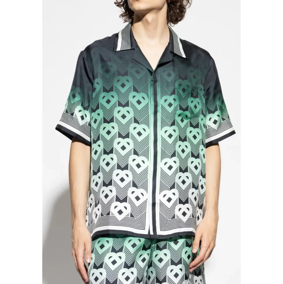 Seidenshirt mit Tasche