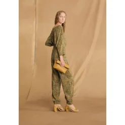 Senfgelbe Leder Clutch