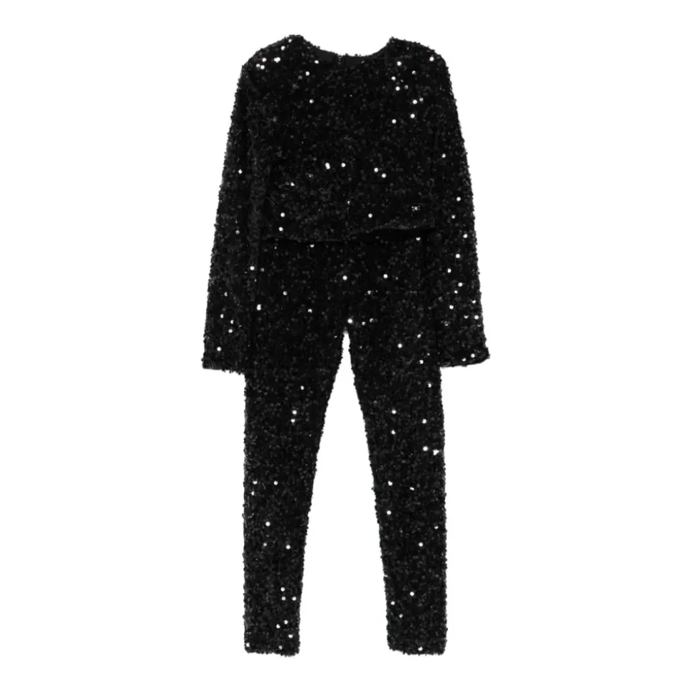 Sequin Embellished Cropped Top