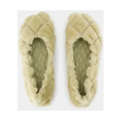 Shearling Ballerinas