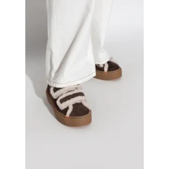 Shearling Low Velcro Schuhe