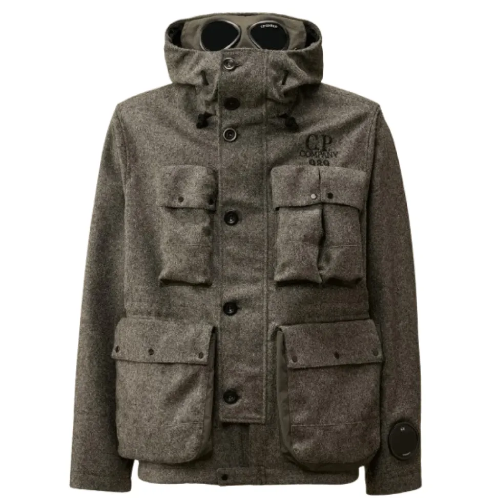 Shetland Twill Mille Jacke Anthrazitgrau