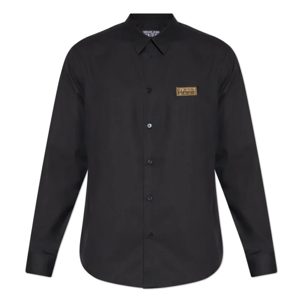 Shirt mit Logo-Applikation