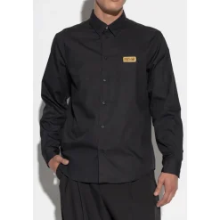 Shirt mit Logo-Applikation