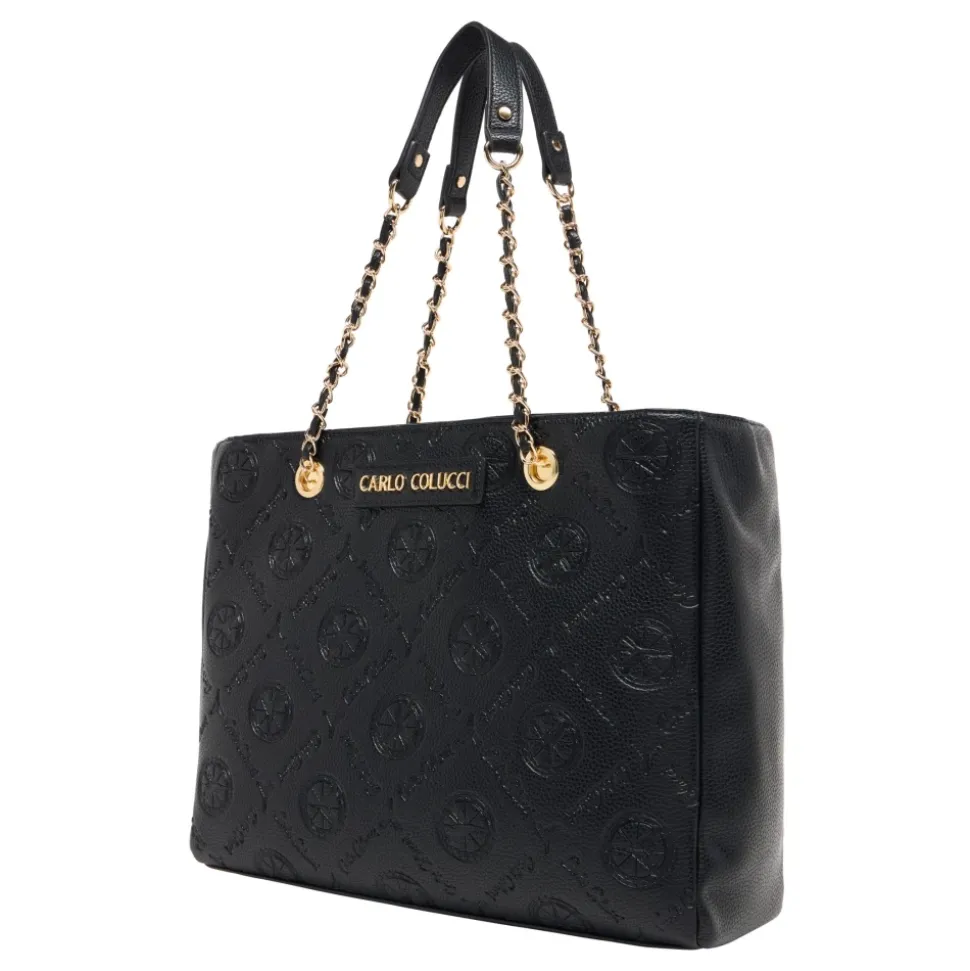 Shopper mit geprägtem Logo