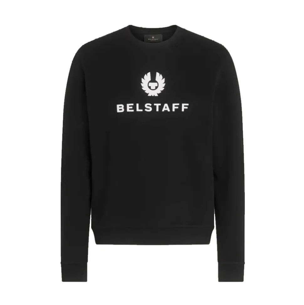 Signature Crewneck Sweatshirt in Schwarz