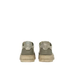 Silberne Eidechse Wildleder Sneakers