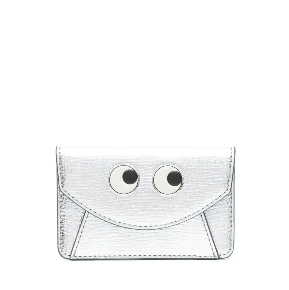 Silberne Umschlagbrieftasche