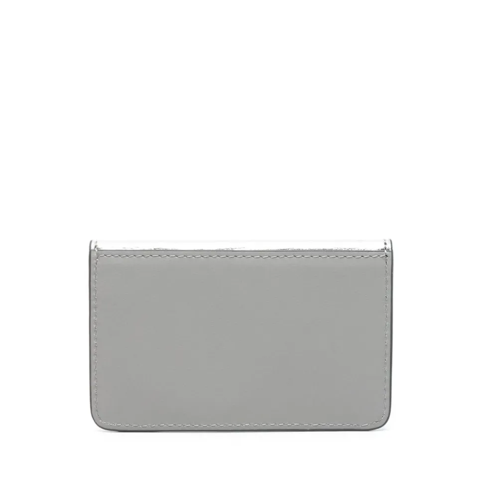 Silberne Umschlagbrieftasche