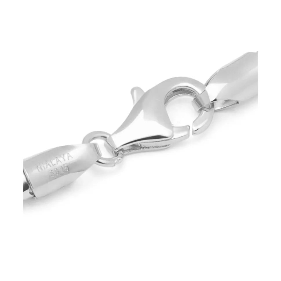 Silbernes rundes Kettenarmband