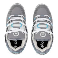 Skate Schuhe Grau/Blau/Weiß